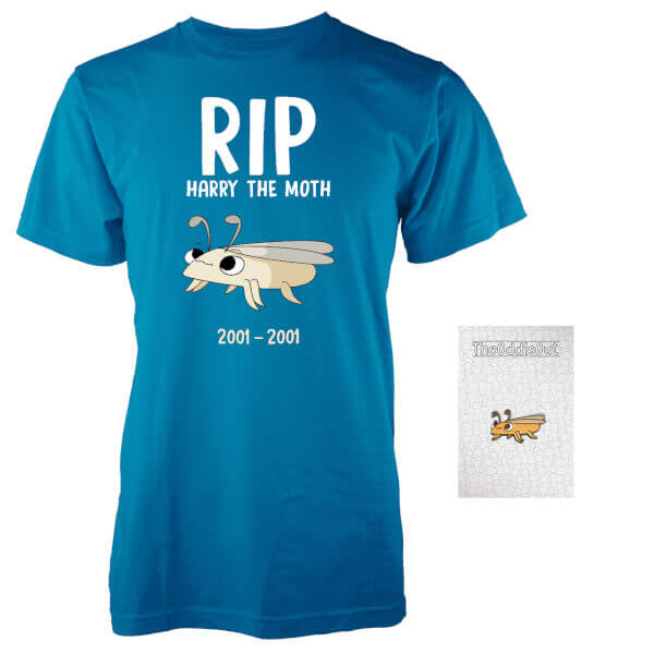 Odd1sOut Harry the Moth T-shirt & Pin Bundle