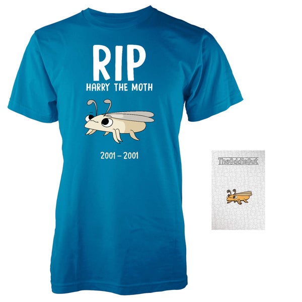 Odd1sOut Harry the Moth T-shirt & Pin Bundle