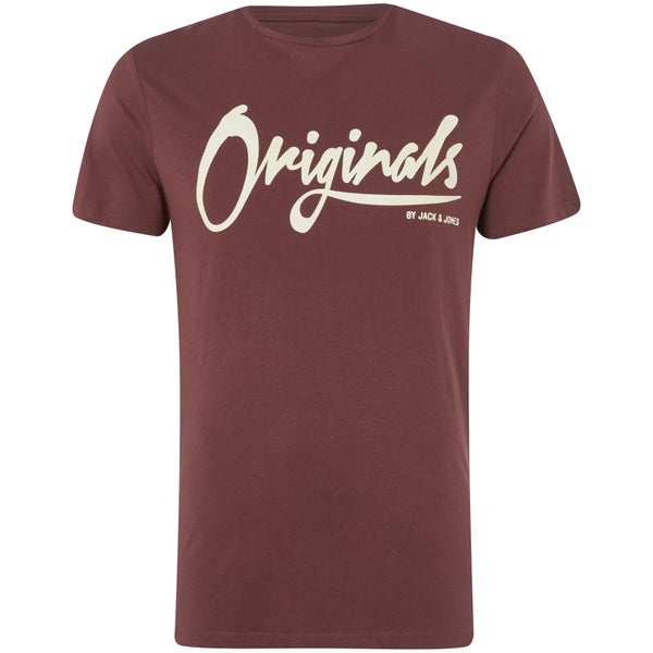 T-Shirt Homme Originals Noah Jack & Jones - Bordeaux