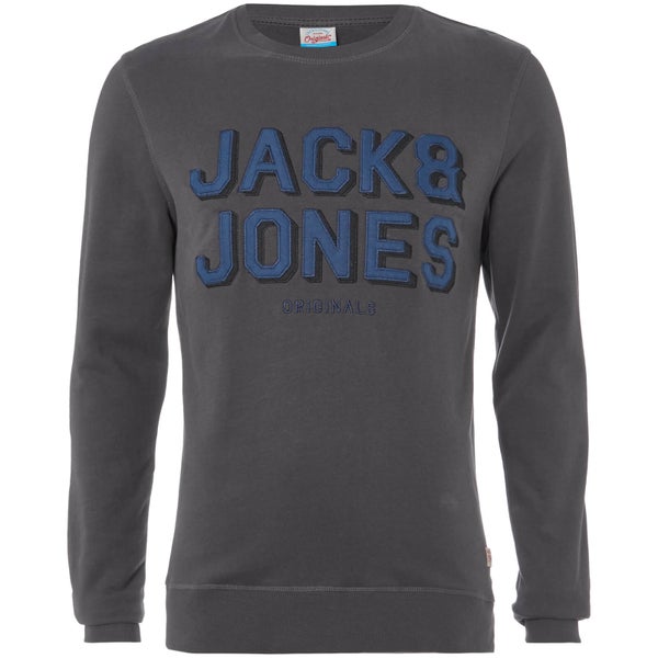 Jack & Jones Originals Men's Attach Sweatshirt - Asphalt