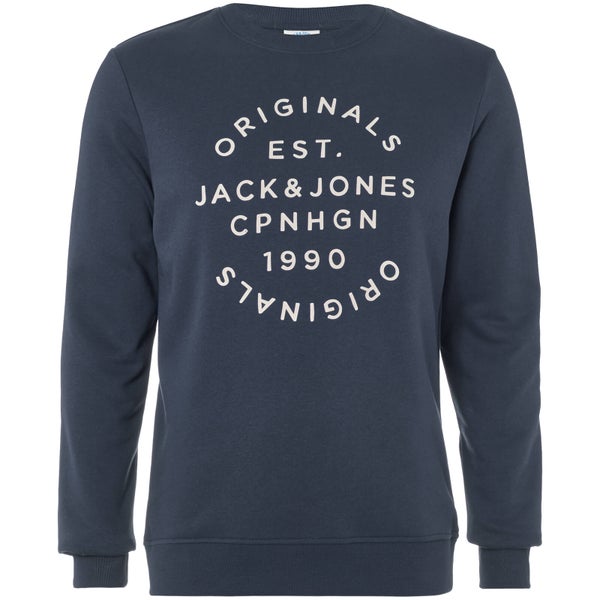Jack & Jones Originals Men's Soft Neo Sweatshirt - Total Eclipse