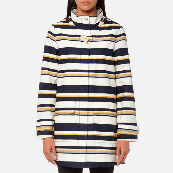Joules Women's Haven Waterproof Hooded Jacket - Multi Stripe