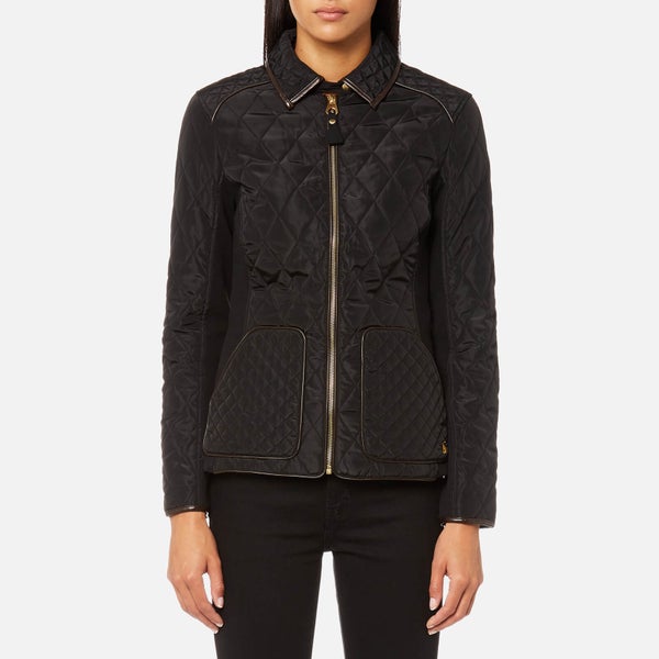 Joules Women's Marchesa Quilted Coat - Black