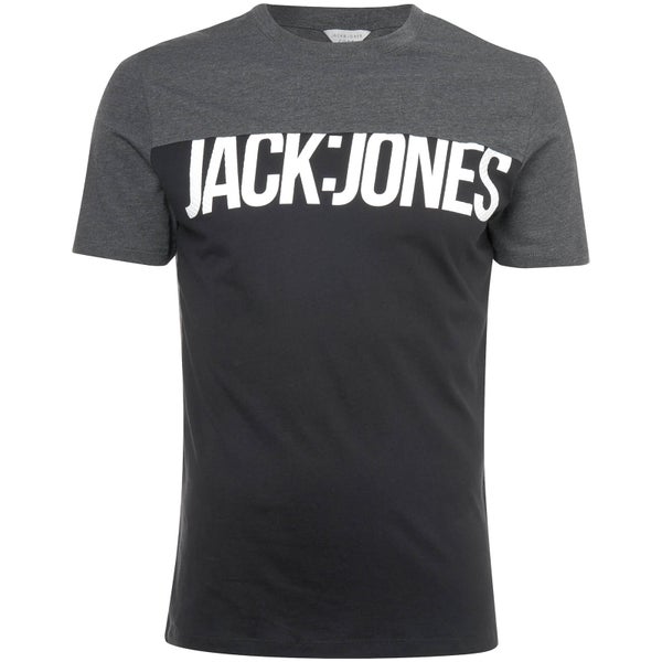 T-Shirt Homme Core Char Jack & Jones - Noir / Gris