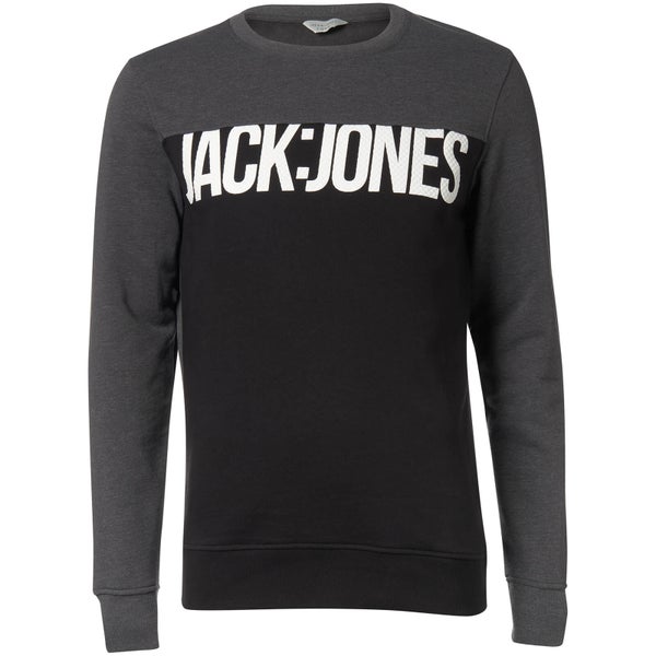 Jack & Jones Core Men's Char Sweatshirt - Black/Grey