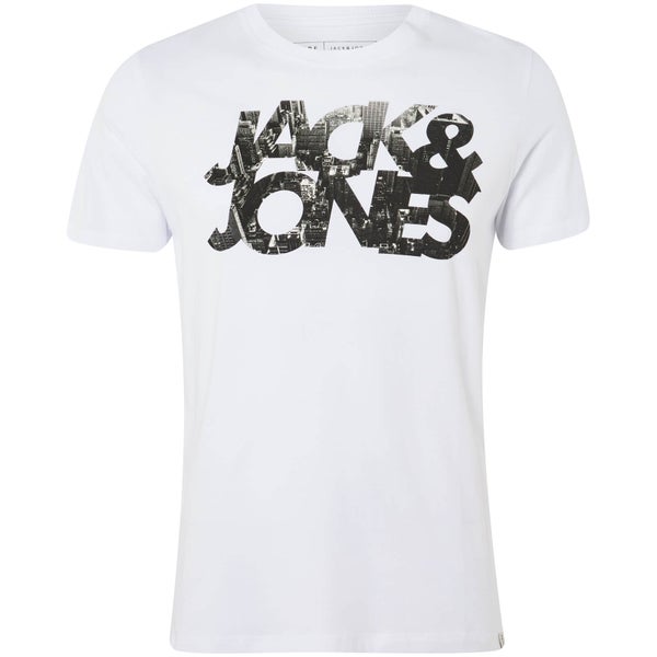 T-Shirt Homme Core Scallop Jack & Jones - Blanc