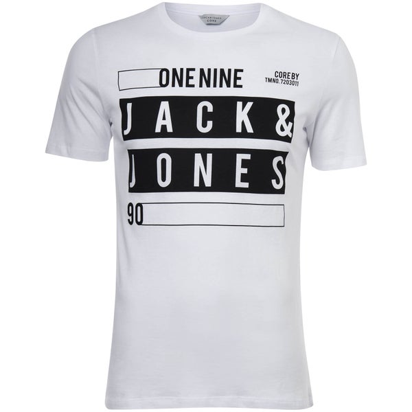 T-Shirt Homme Core Lion Jack & Jones - Blanc