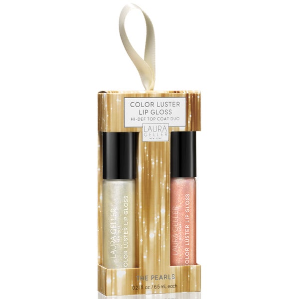 Laura Geller New York Color Luster Lip Gloss Hi-Def Top Coat - The Pearls