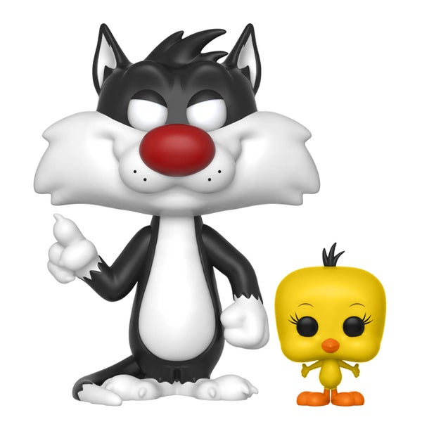 Looney Tunes Sylvester mit Tweety Pop! Vinyl Figur