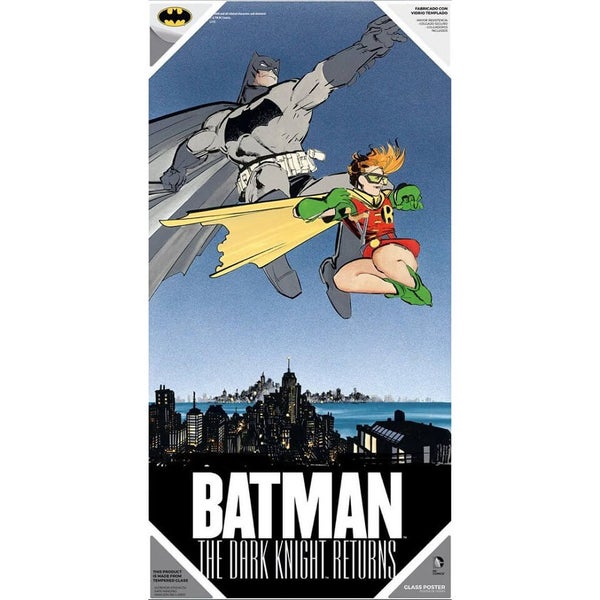 The Dark Knight Returns Glass Poster - Batman and Robin (60 x 30cm)
