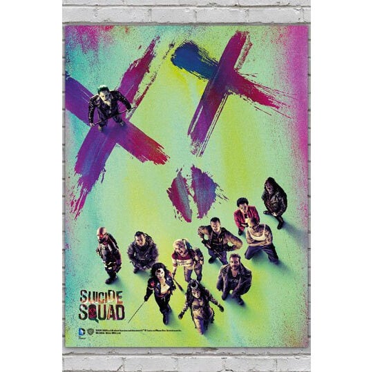 Suicide Squad Glass Poster - Suicide Squad XX (30 x 40cm)