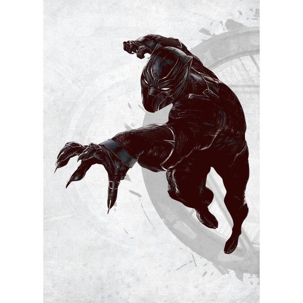 Marvel Comics Metal Poster - Black Panther (32 x 45cm)