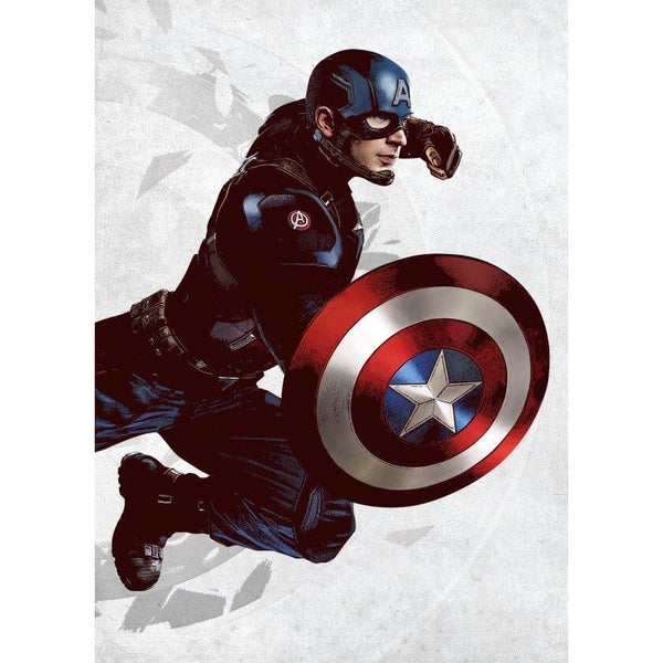 Marvel Comics Metal Poster - Captain America (32 x 45cm)
