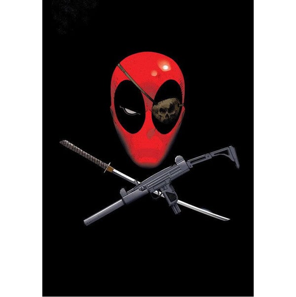 Marvel Comics Metal Poster - Deadpool Merc with a Mouth Piratepool (68 x 48cm)