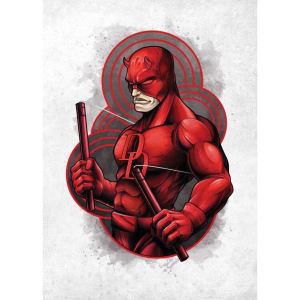 Marvel's Defenders Metal Poster - The Devil (32 x 45cm)