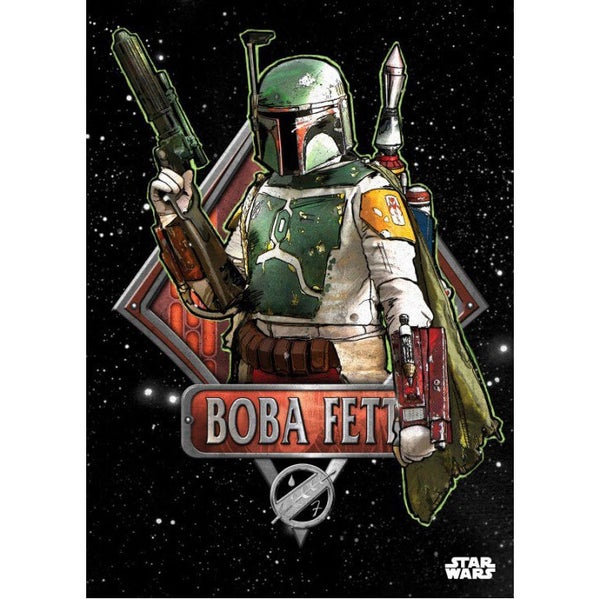 Star Wars Metal Poster - Boba Fett Emblem (32 x 45cm)