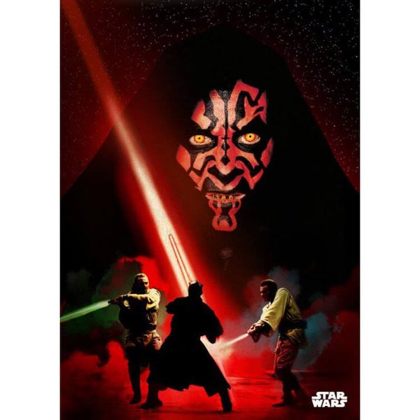 Star Wars Metal Poster - Darth Maul Duel (32 x 45cm)