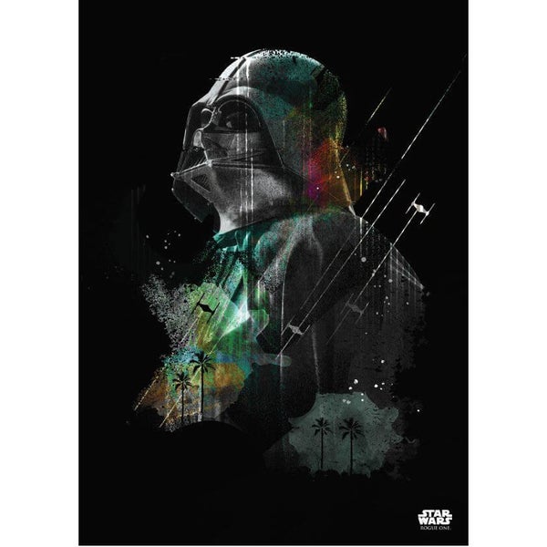 Star Wars Metal Poster - Jammed Transmission Darth Vader (68 x 48cm)