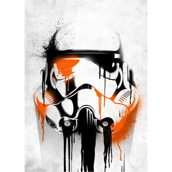 Affiche en Métal Star Wars Masked Troopers Banksy (68 x 48cm)