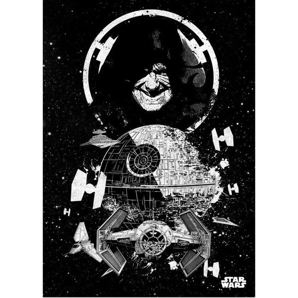 Affiche en Métal Star Wars Étoile de la Mort (68 x 48cm)