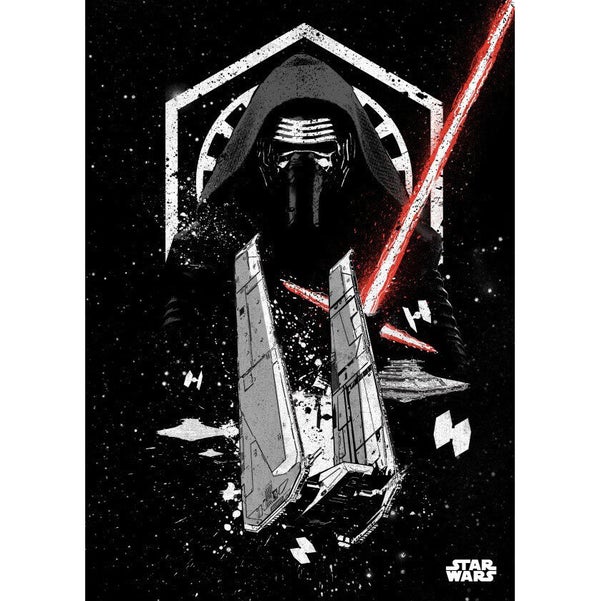 Affiche en Métal Star Wars Pilots Kylo Ren (68 x 48cm)