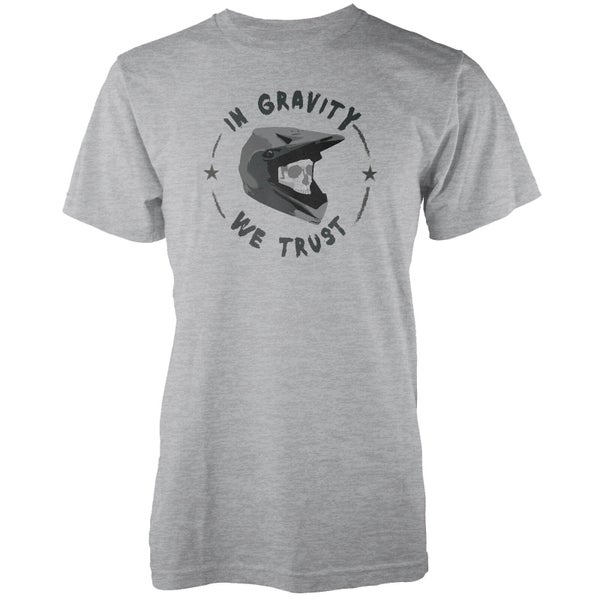 T-Shirt Homme In Gravity We Trust - Gris