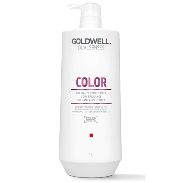 Goldwell Dualsenses Color Brilliance Conditioner, Anti-Colour Fading For Fine To Medium Hair 1000ml (Worth £83.25)