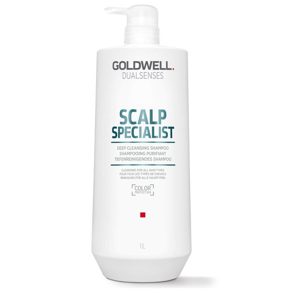 Shampoo de Limpeza Profunda Scalp Specialist da Goldwell Dualsenses 1000 ml