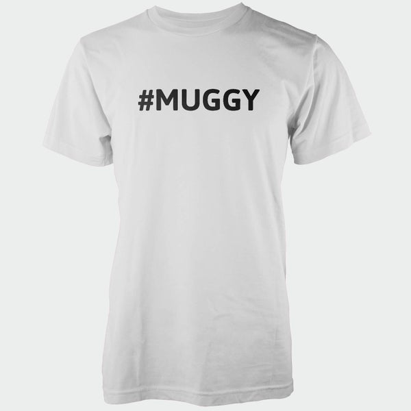 Hashtag Muggy Men's White T-Shirt