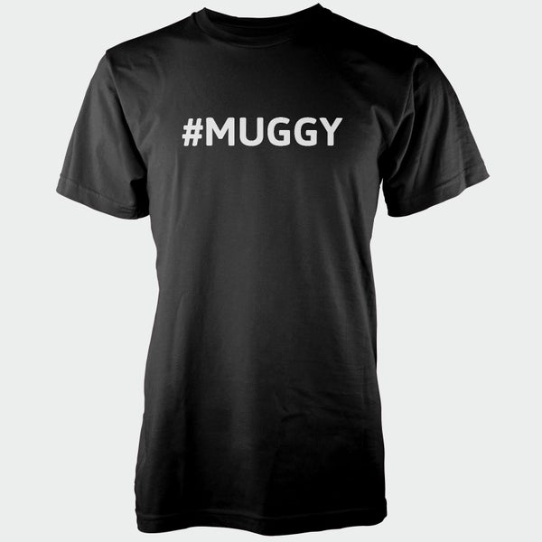 Hashtag Muggy Men's Black T-Shirt