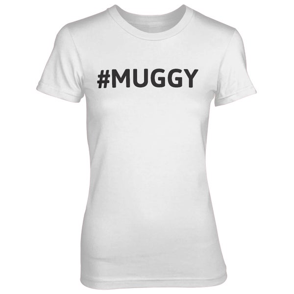 T-Shirt Femme Hashtag Muggy - Blanc
