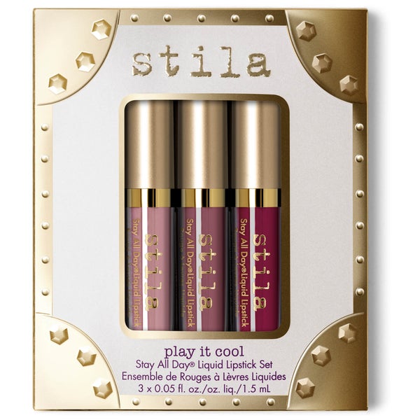 Stila Play It Cool - Stay All Day Liquid Lipstick Set (Worth £24)