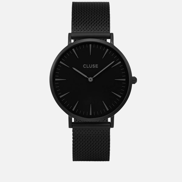Cluse Women's La Bohème Mesh Watch - Black