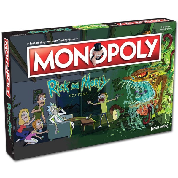 Monopoly Board Game - Rick and Morty Edition