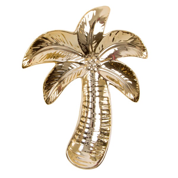 Sass & Belle Gold Palm Tree Shaped Trinket Dish