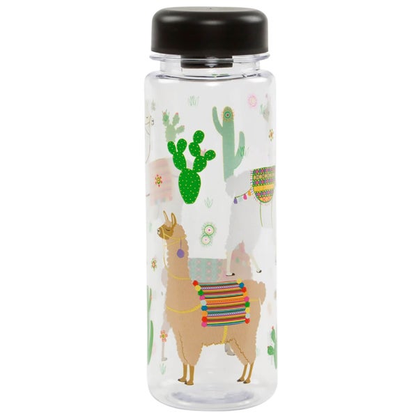 Sass & Belle Lima Llama Clear Water Bottle