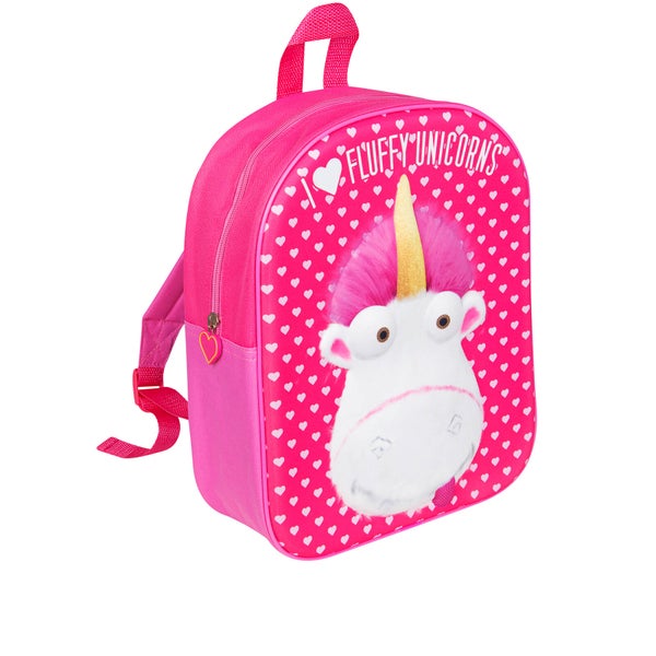 Minions Fluffy Unicorn EVA Backpack - Pink