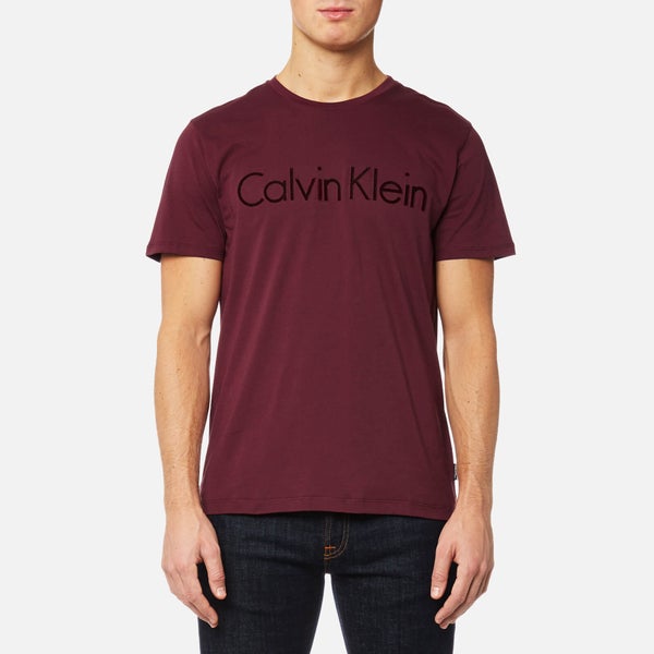 Calvin Klein Men's Jalo 5 Embroidered T-Shirt - Zinfandel