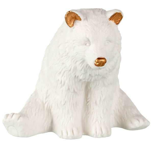 Parlane Paignton Ceramic Polar Bear Decoration (8 x 10cm) - White