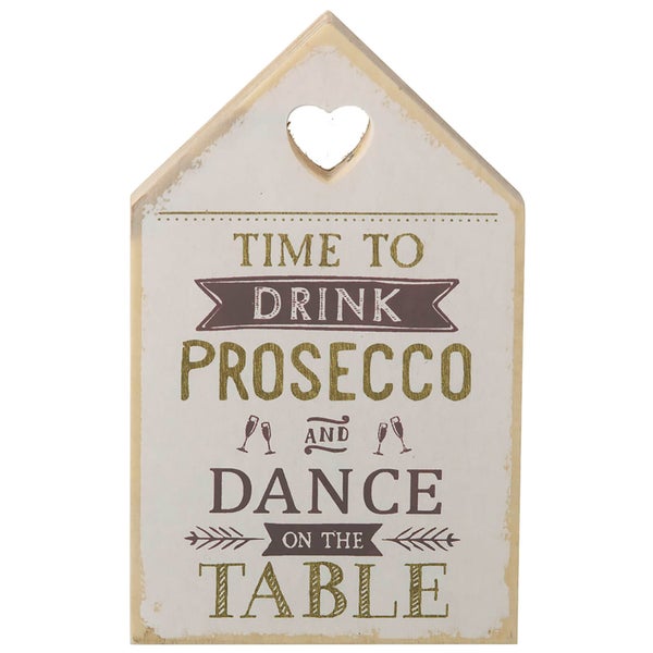 Parlane Drink Wooden Decorative Sign (18 x 11cm)