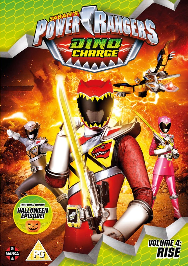 Power Rangers Dino Charge : Rise (Volume 4) Episides 13-17 (Incl. Halloween Special)