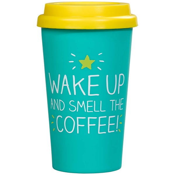 Tasse De Voyage Wake Up and Smell the Coffee - Happy Jackson