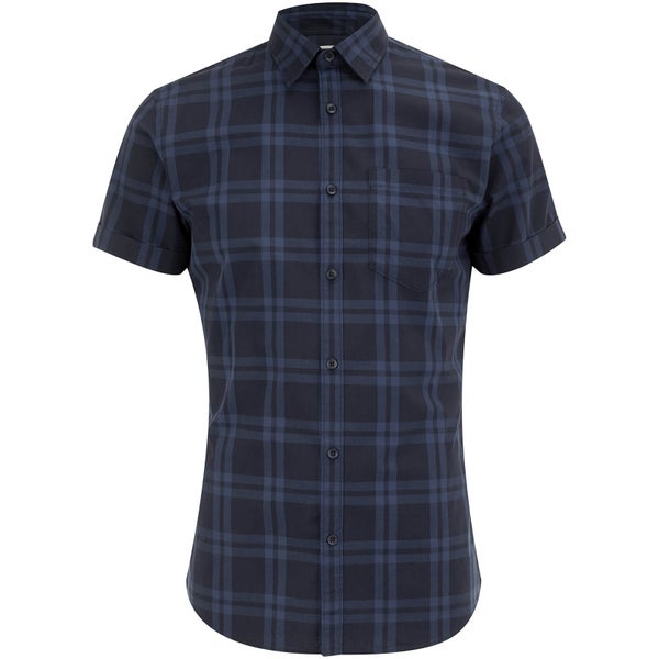 Jack & Jones Originals Fischer Short Sleeve Shirt - Blue Depths