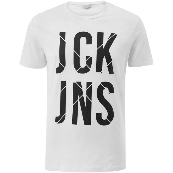 T-Shirt Homme Core Pixel Jack & Jones - Blanc