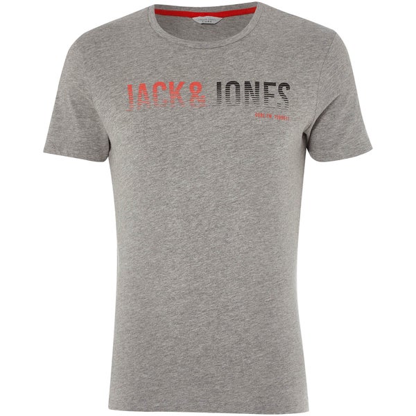 T-Shirt Homme Core Linn Jack & Jones - Gris Clair Chiné