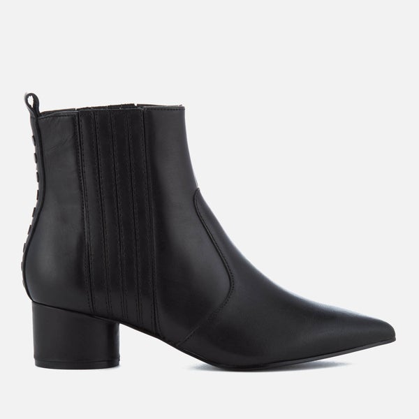 Kendall + Kylie Women's Laila Leather Heeled Chelsea Boots - Black