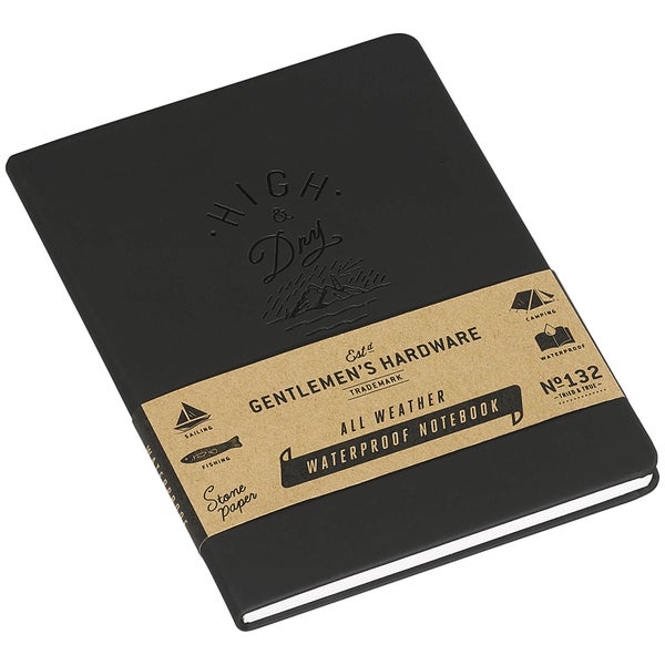 Gentlemen's Hardware Waterproof Notebook - Black