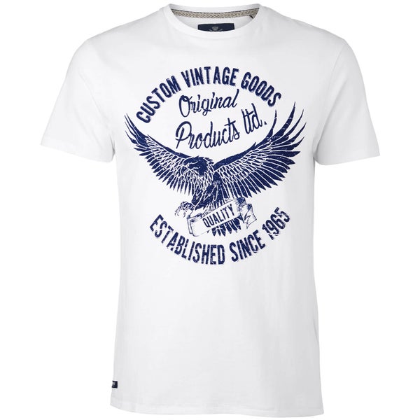 Threadbare Men's Vintage Eagle T-Shirt - White