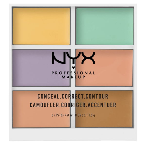 Paleta 3C - Camuflagem de Correção de Cor da NYX Professional Makeup