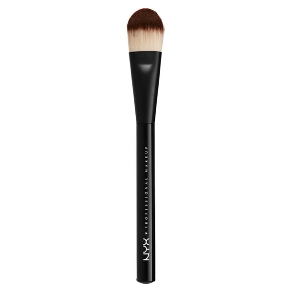 NYX Professional Makeup Pro Flat Foundation Brush (ニックス プロフェッショナル メイクアップ プロ フラット ファンデーション ブラシ)